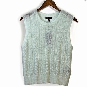 Rag & Bone Alpaca & Wool Sweater Vest in Mint Size M